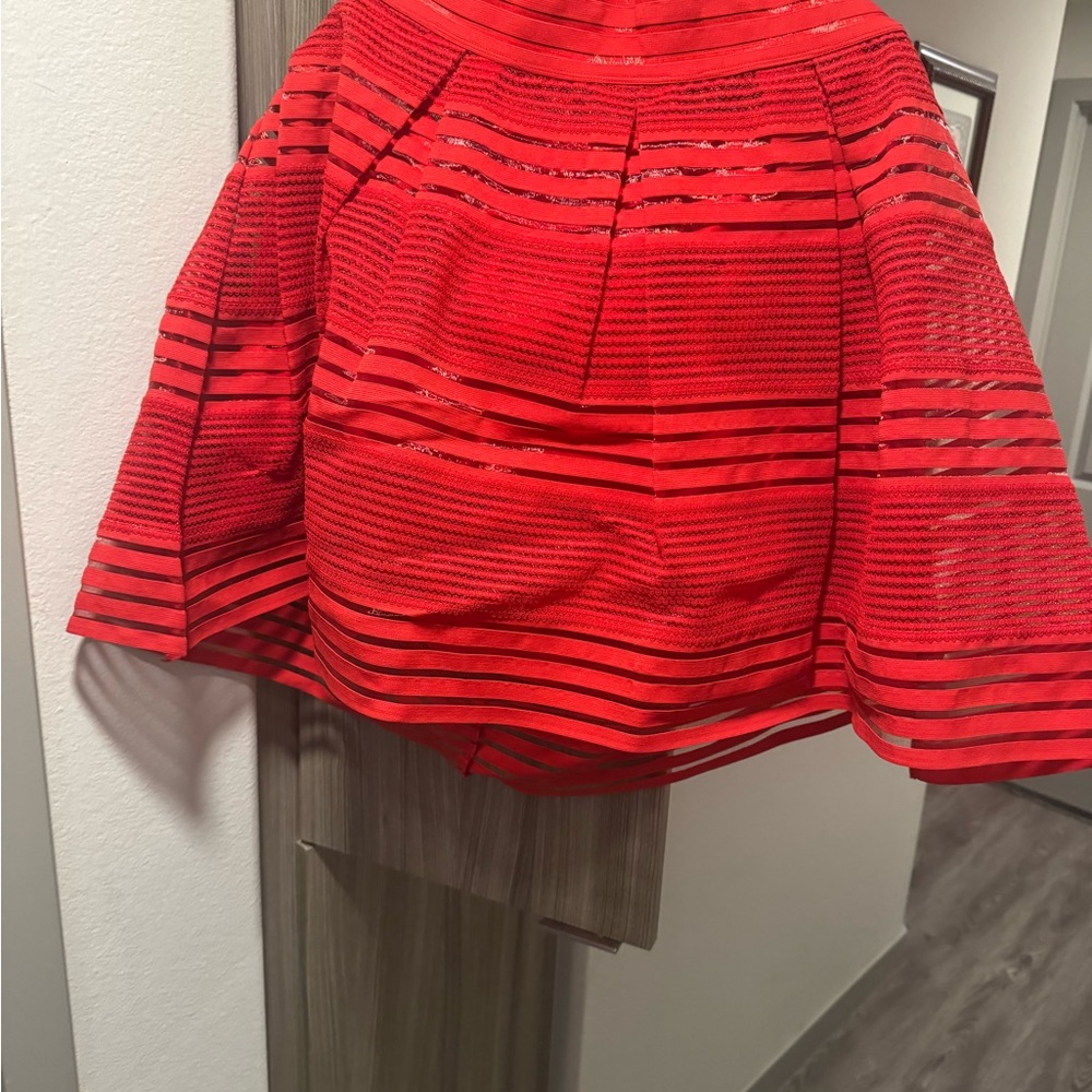 Torrid Bold Red Skirt